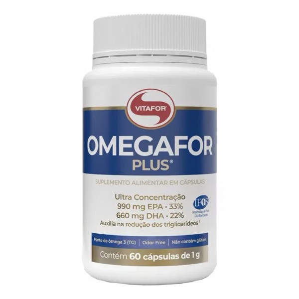 Ômega 3 Plus Vitafor 60 Cápsulas