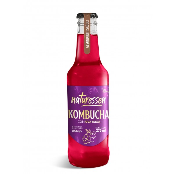 Kombucha com uva roxa - 275ml