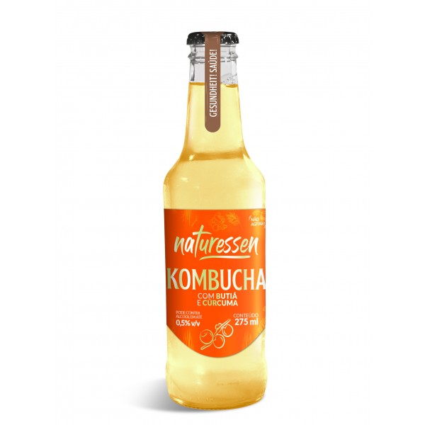 Kombucha com butiá e cúrcuma - 275ml