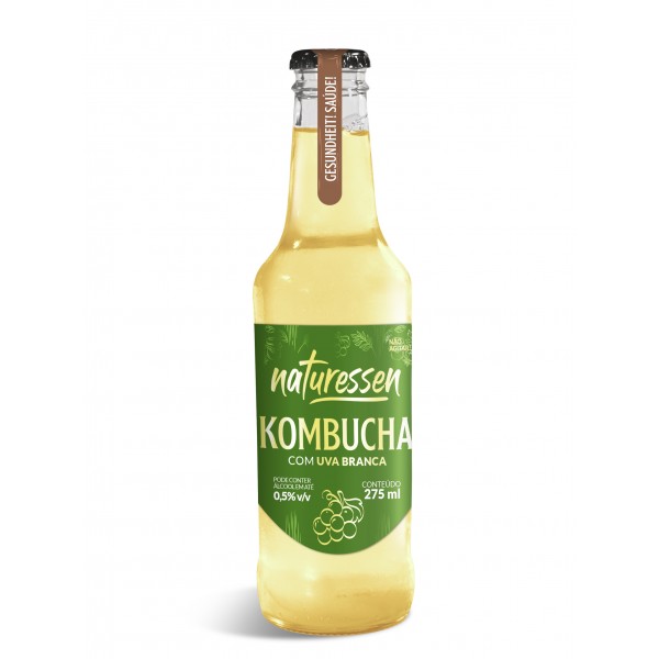 Kombucha com uva branca - 275ml