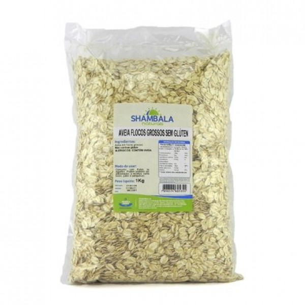 Aveia Flocos Médios Shambala 1kg