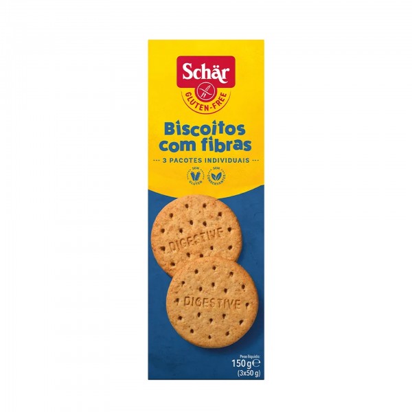 Biscoito com fibras sem glúten
