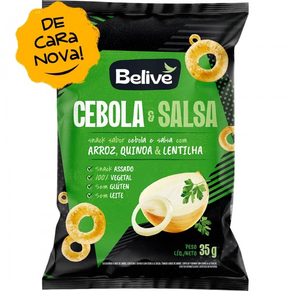 Salgadinho Cebola e Salsa Belive 35g