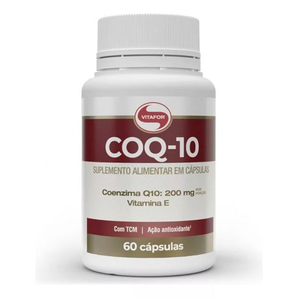 Coenzima Q10 200mg Vitafor 60 Cápsulas