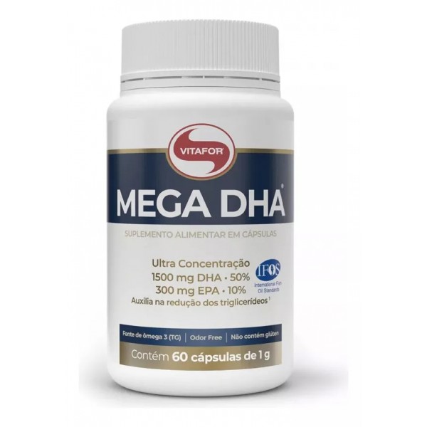 Mega DHA Vitafor 60 Cápsulas