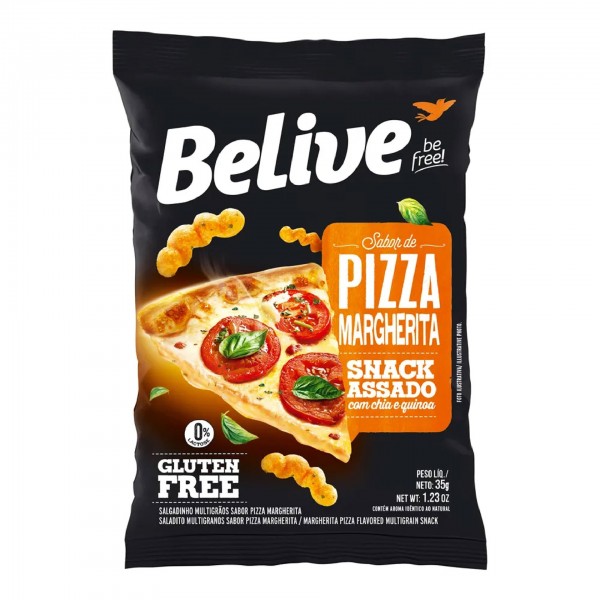 Salgadinho Margherita Belive 35g