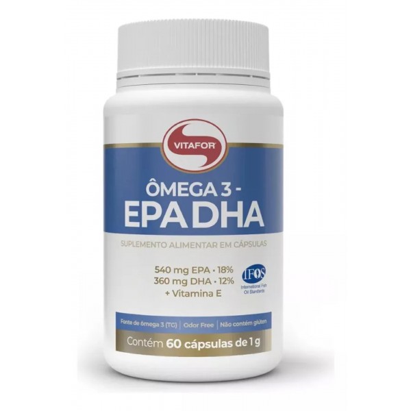 Ômega 3 EPA DHA Vitafor 60 Cápsulas