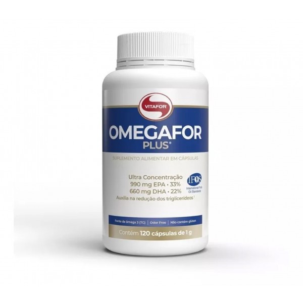 Omega 3 plus Vitafor 120 Cápsulas