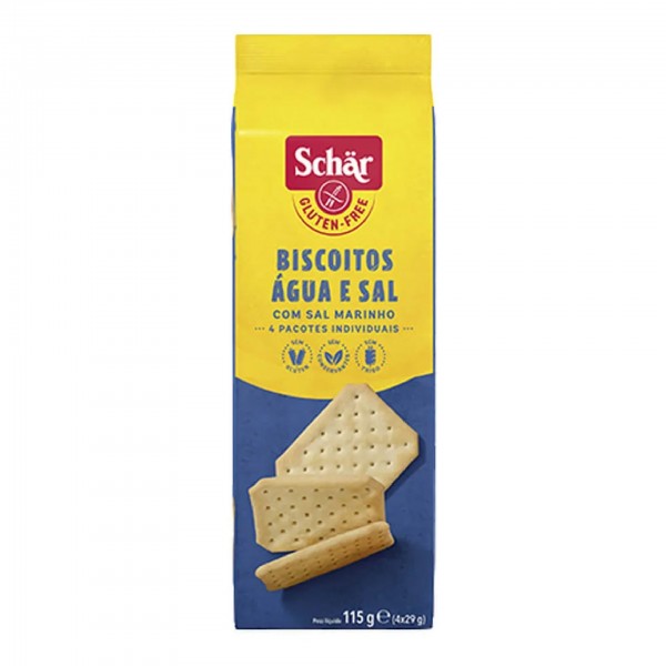 Biscoito água e sal Sem glúten