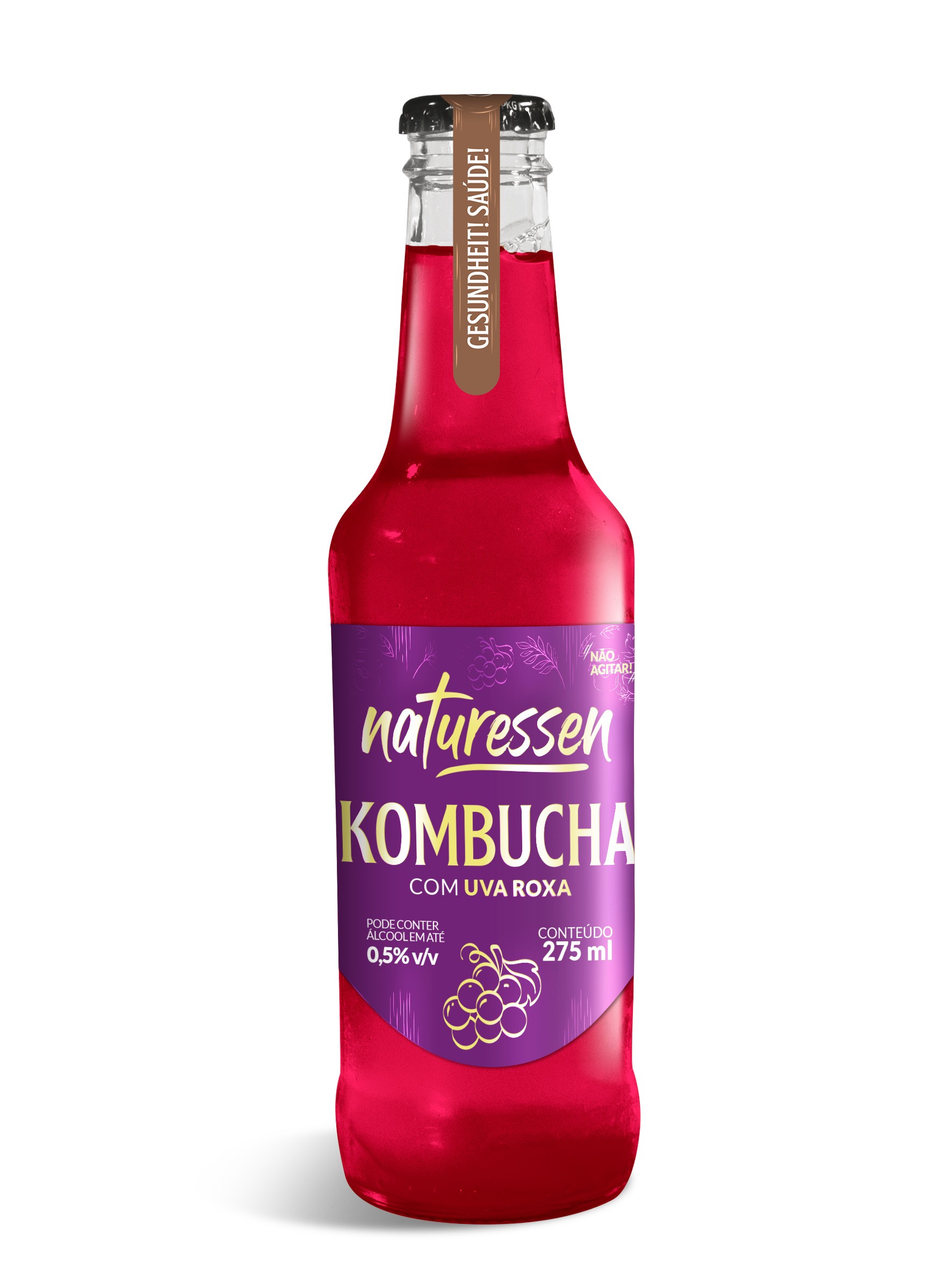 Kombucha com uva roxa - 275ml