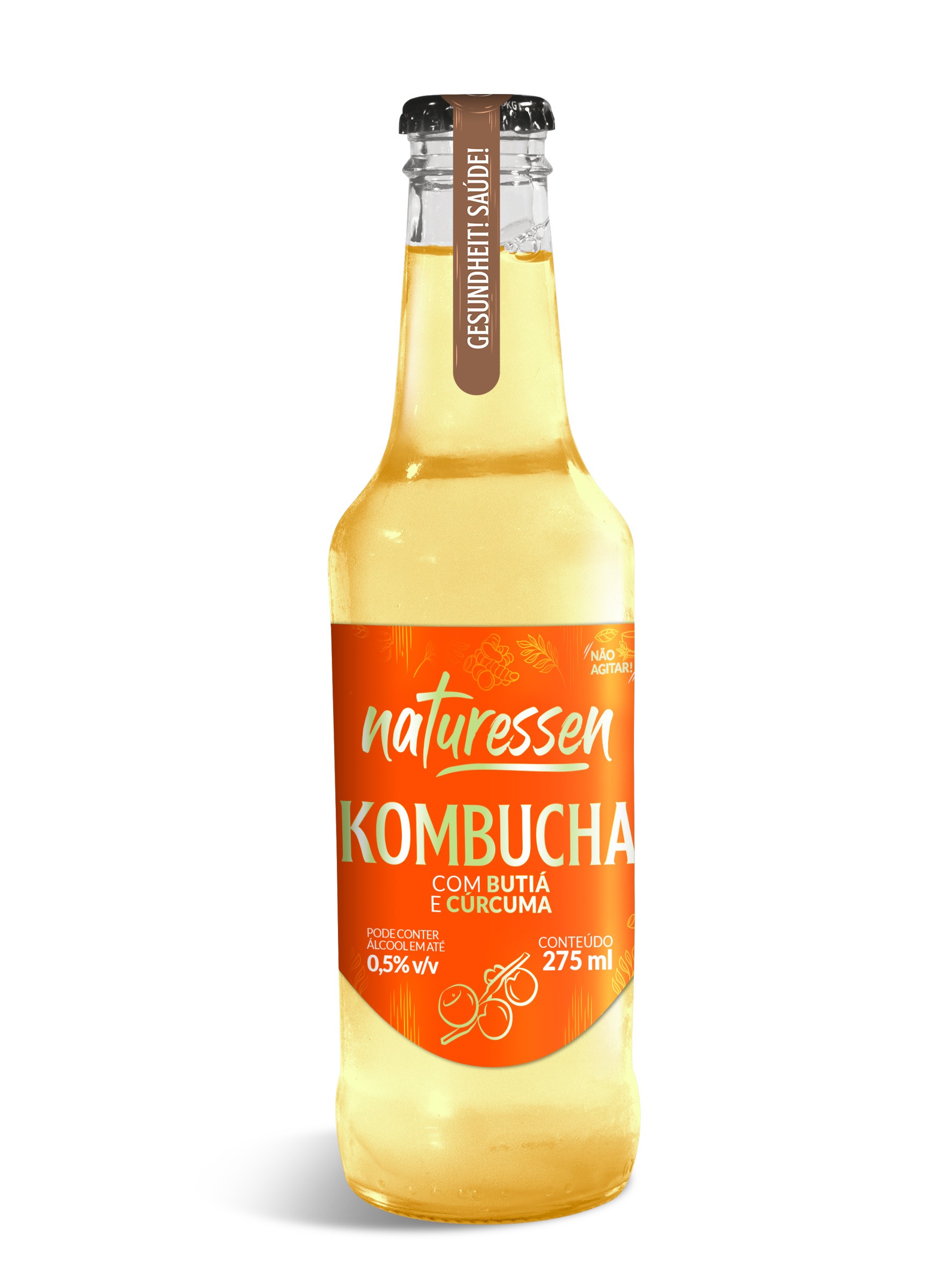 Kombucha com butiá e cúrcuma - 275ml