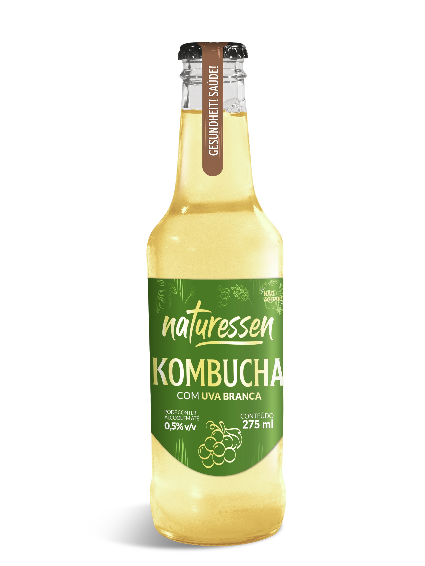 Kombucha com uva branca - 275ml
