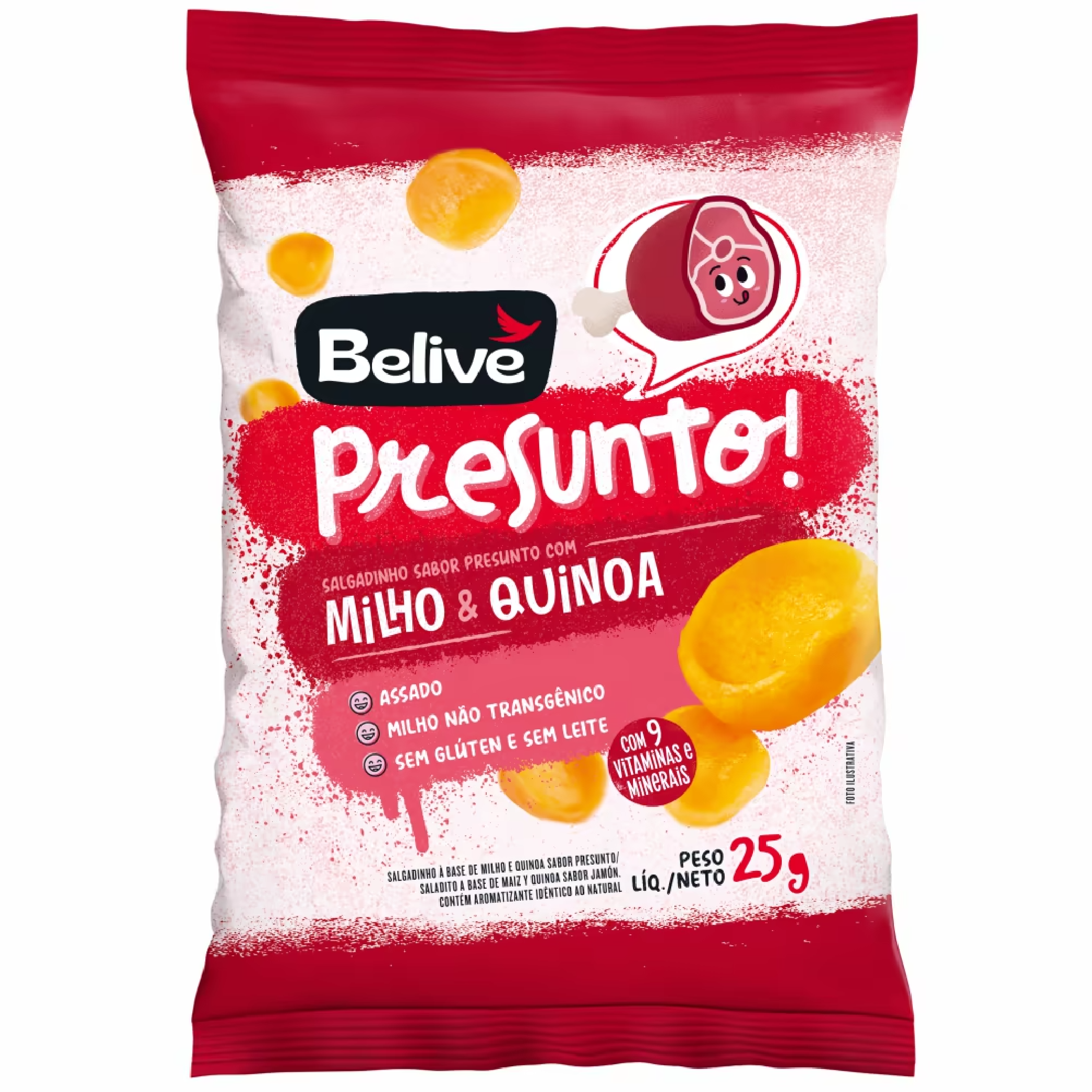 Salgadinho Presunto Beliv 25g