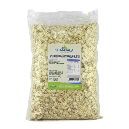 Aveia Flocos Médios Shambala 1kg