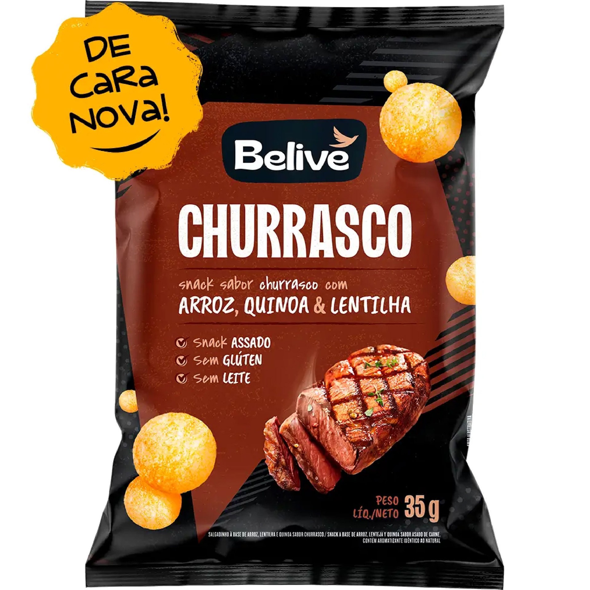 Salgadinho Churrasco Belive 35g