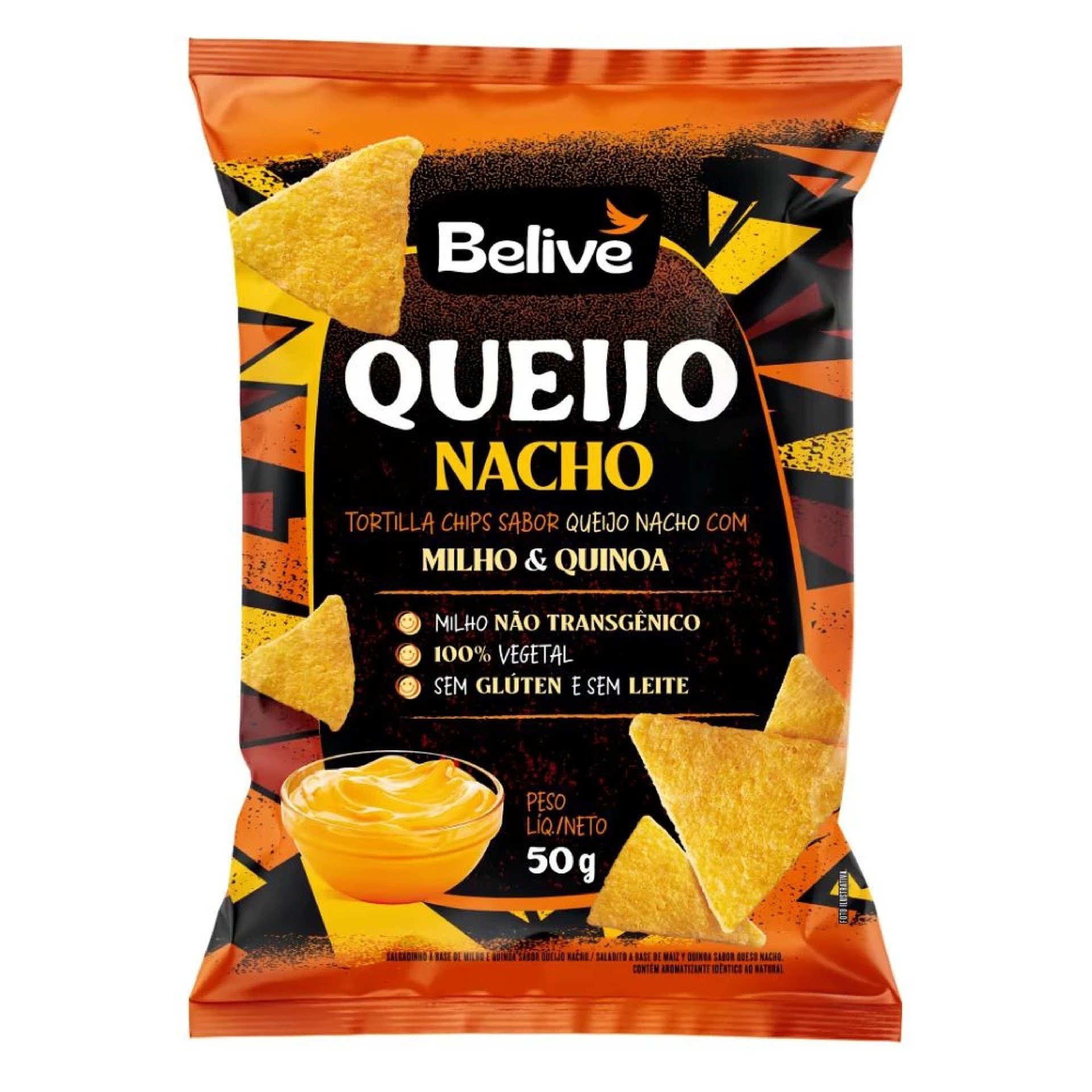 Torttila Chips Queijo Nacho Belive 50g
